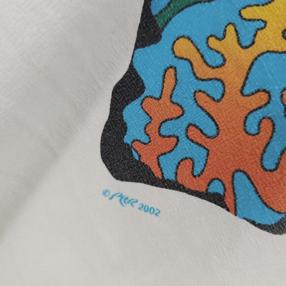 VINTAGE PEER WEAR Cancun Long Sleeve Pullover Graphic Crinkled Size XL - STAINS! - Picture 5 of 10